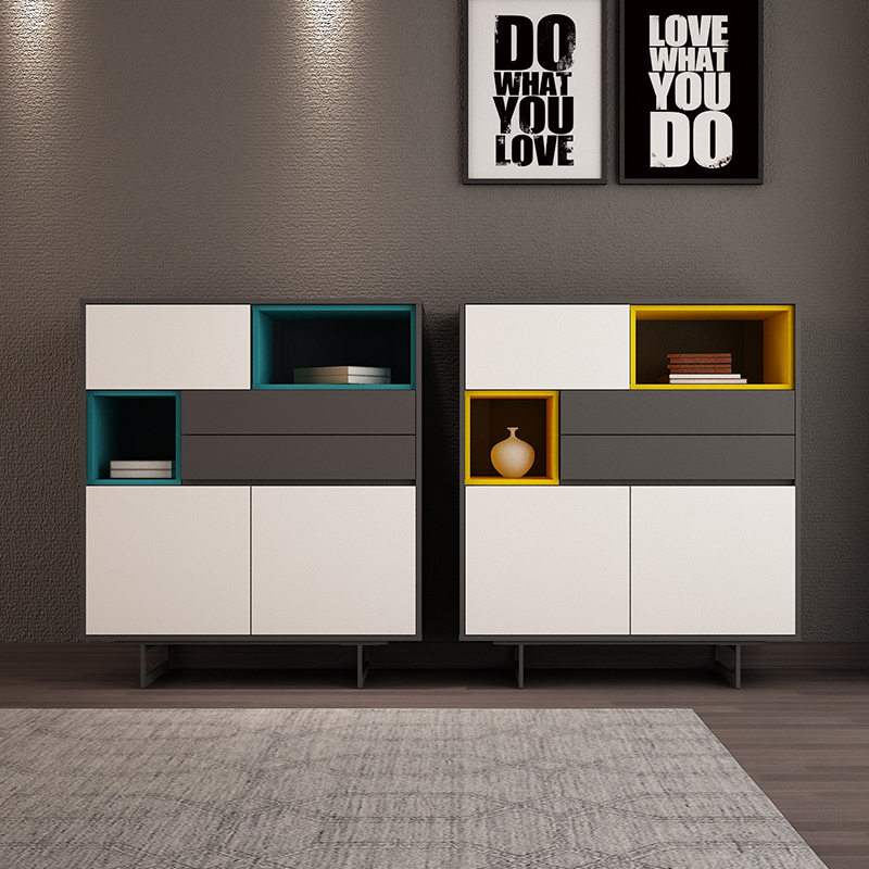Nordic Living Room Side Cabinet Creative Multi Functional Sundries Dining Modern Simple Drawers Small Storage