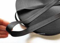 Webbing factory Direct set to make black 25mm wide seat belt webbing insurance with abrasion resistant binding belt nylon corde