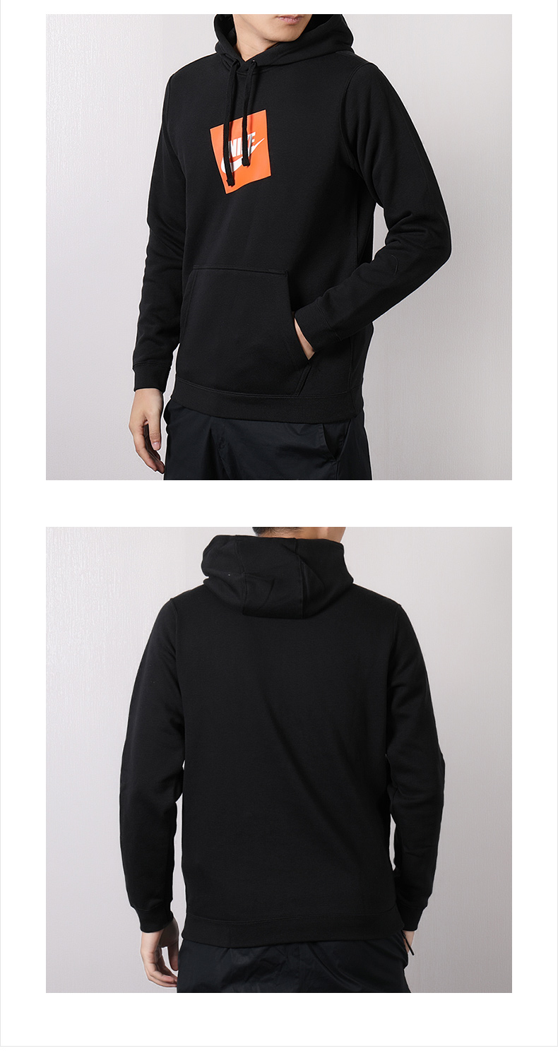 Áo len nam NIKE Nike 2019 mùa đông mới thể thao nam áo trùm đầu giản dị áo thun AQ8318 - Thể thao lông cừu / jumper áo khoác nỉ nữ