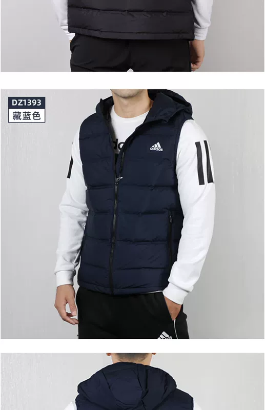 Trang web chính thức của Adidas Adidas cửa hàng hàng đầu xuống áo khoác nam 2020 mùa đông mới áo vest thể thao dày mới - Áo thể thao