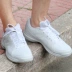 Giày nam Adidas 2018 mùa thu giày trắng thoáng khí Giày tennis chống trượt mang giày thể thao thông thường CQ1855 giày sneaker năm 2021 Giày tennis