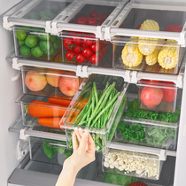 Kitchen refrigerator storage box drawer type household fruit and vegetable food storage box special artifact