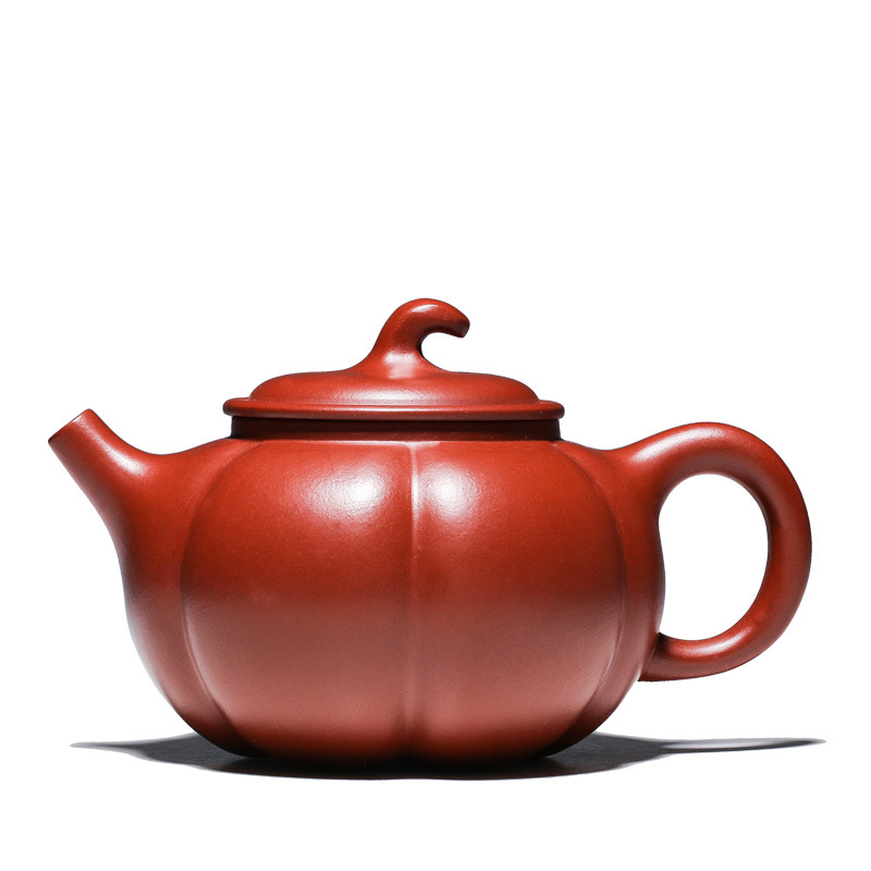 Leopard. Authentic yixing teapot pumpkin pot of 250 cc undressed ore dahongpao it checking household utensils