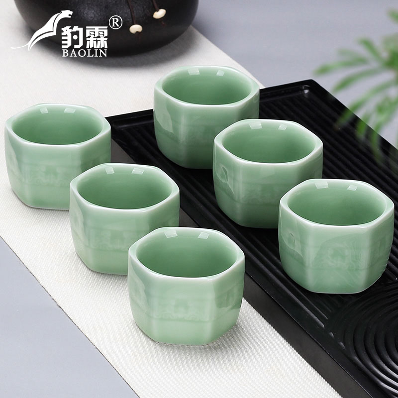 Up with kung fu small ceramic cups of tea light bowl home a single sample tea cup a cup of tea jingdezhen Japanese master