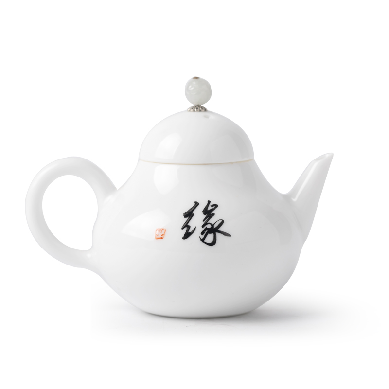 Kung fu tea set clock home up jingdezhen ceramics household contracted creative tea pot of a complete set of tea cups