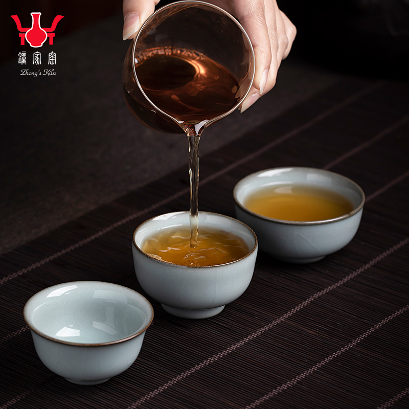 Clock home up tasting level sample tea cup ceramics jingdezhen guanyao master kung fu tea set on a cup of tea cups