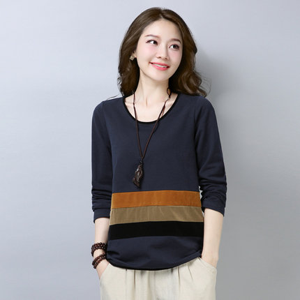 中年女装30-40岁妈妈装宽松大码胖MM女士t恤