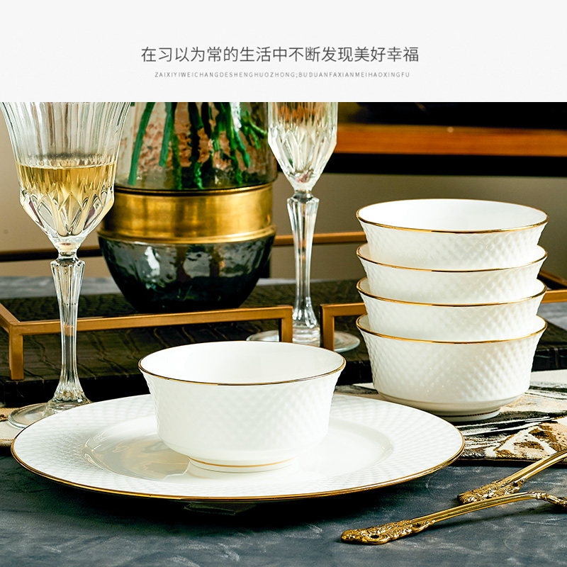 Up Phnom penh high - end dishes ipads China jingdezhen ceramics export simple dishes continental western tableware Korean desserts