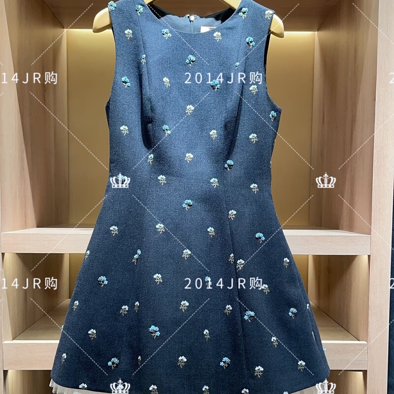 Jr Women's Clothing 2026 Autumn Collection Authentic New Design Tailored Embroidery Beaded Bow Princess Dress Xsj4L01B