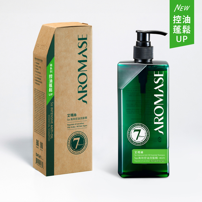 Taiwan Aromase5Α Tea Tree Cooling and Highly Effective Oil Control Shampoo Anti-Dandruff and Volumizing