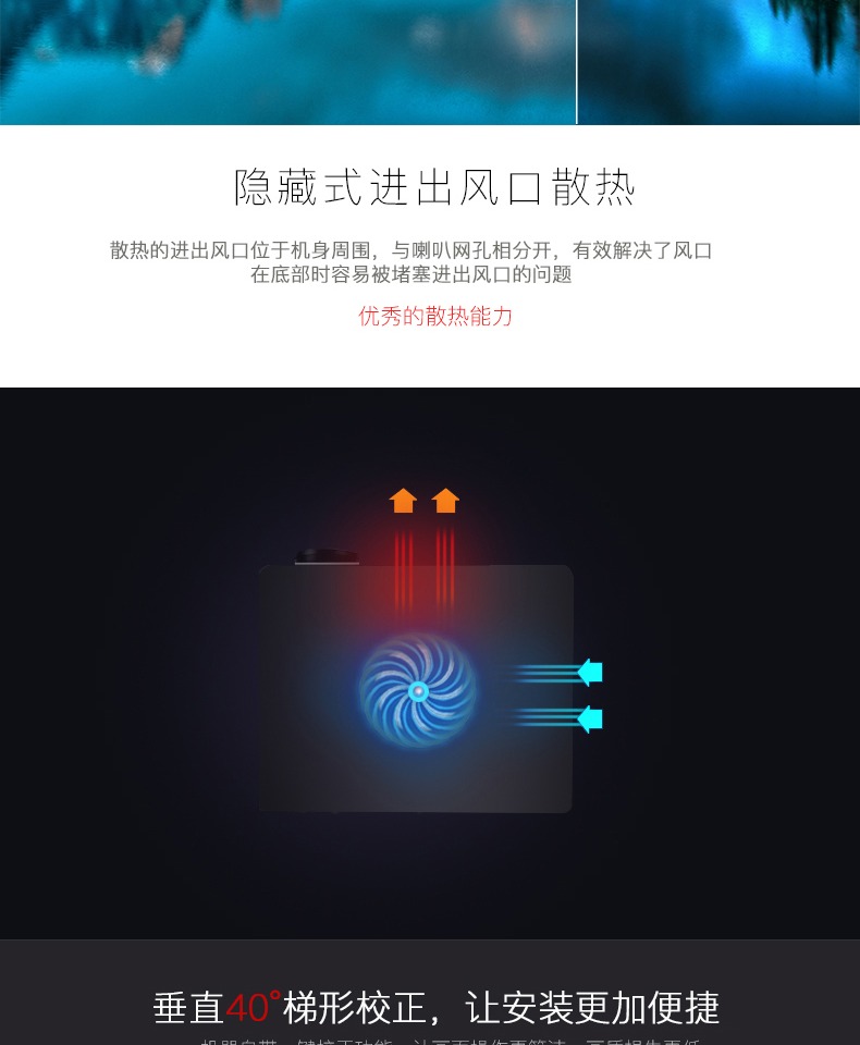 Máy chiếu Thunder Cannon M2 HD 3D Home Office Máy chiếu thông minh AI Điện thoại di động WiFi không dây Android - Máy chiếu may chieu 4k