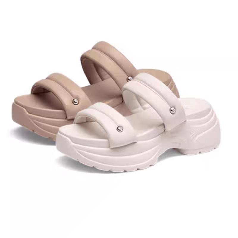 Kissing Cat's New Sports Outdoor Casual Thick-Soled Outer Slippers for Women Ka54385-51