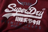 Superdry Superdry, демисезонная модная утепленная толстовка, толстовка с капюшоном, увеличенная толщина
