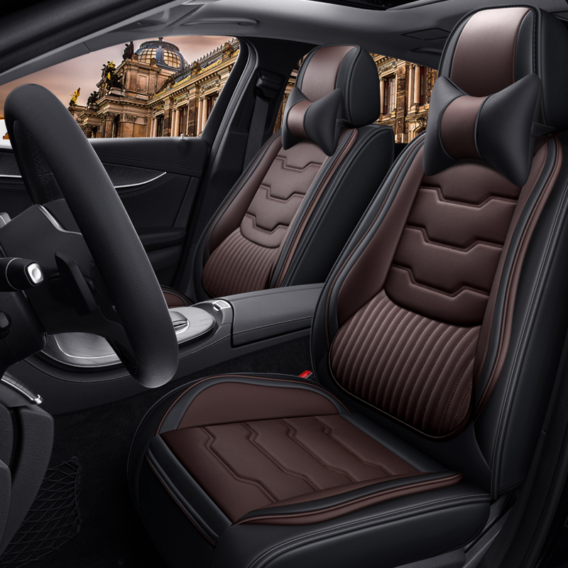 Henghui Blue Car Seat Cover Full Leather Special Seat Cushion All-Inclusive Four Seasons Universal Seat Cover 2026 New Model