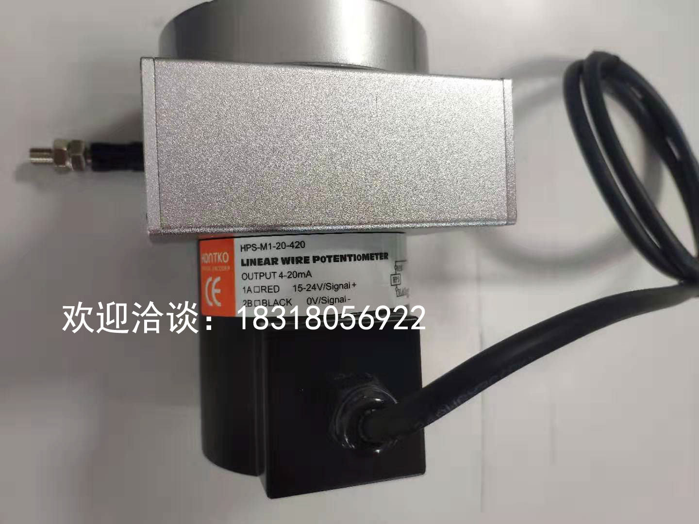 HONTKO pull rope displacement sensor HPS-M1-10-X152 pull wire ruler pull rope encoder position ruler