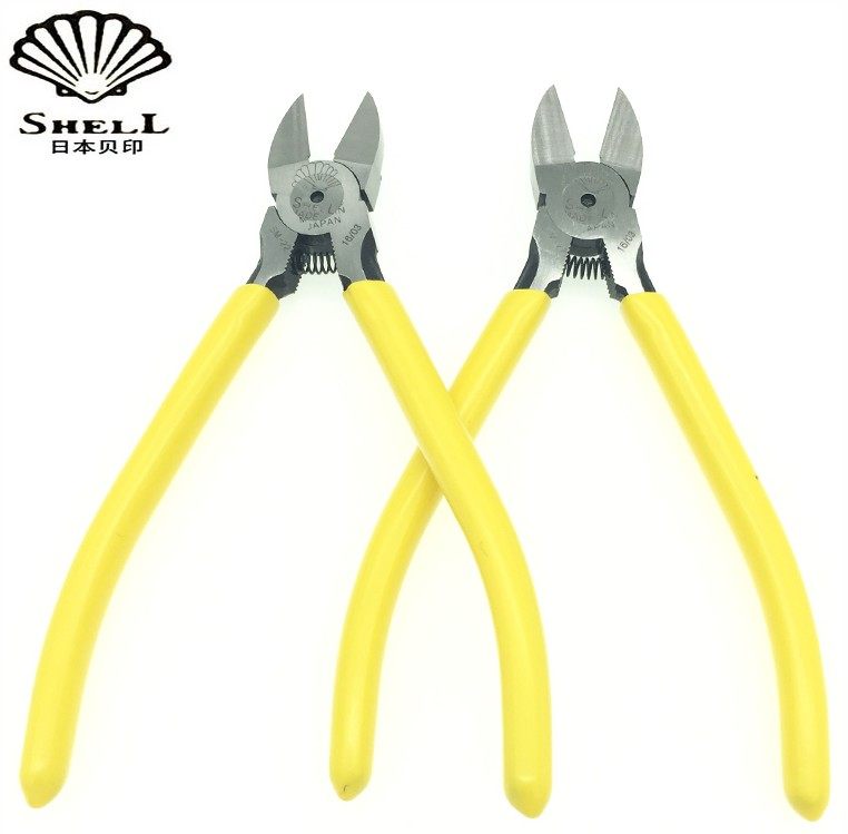 Japan SHELL BAY PRINTED WATER PORT PLIERS SM-18 22 23 6 inch DIAGONAL MOUTH PLIERS WIRE PLASTIC SHEARING PLIERS