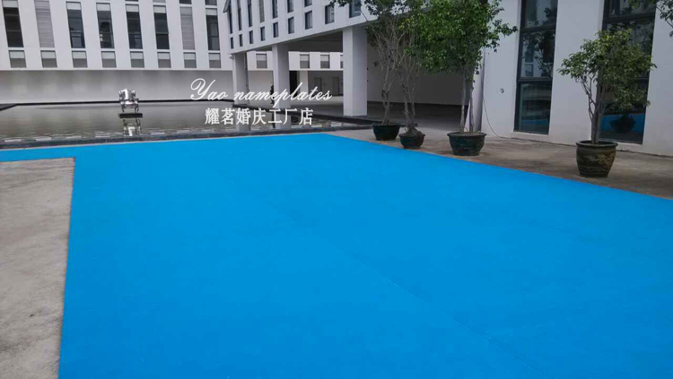 Sky-xanh thảm thảm đám cưới đám cưới dùng một lần tối triển lãm thảm màu xanh hải quân sắp xếp thảm xanh - Thảm thảm lót sàn cho bé