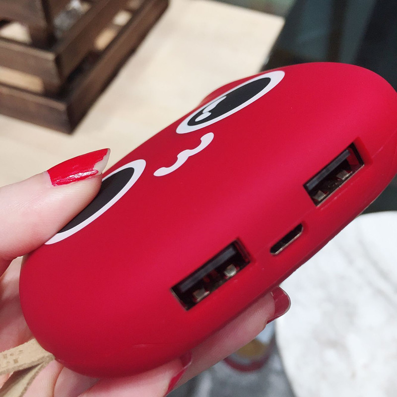 Siêu Meng sạc kho báu m20000 dễ thương phim hoạt hình cô gái nhỏ gọn và thuận tiện mAh phổ điện thoại di động của Apple Andrews - Ngân hàng điện thoại di động sạc dự phòng xmobile 10000mah