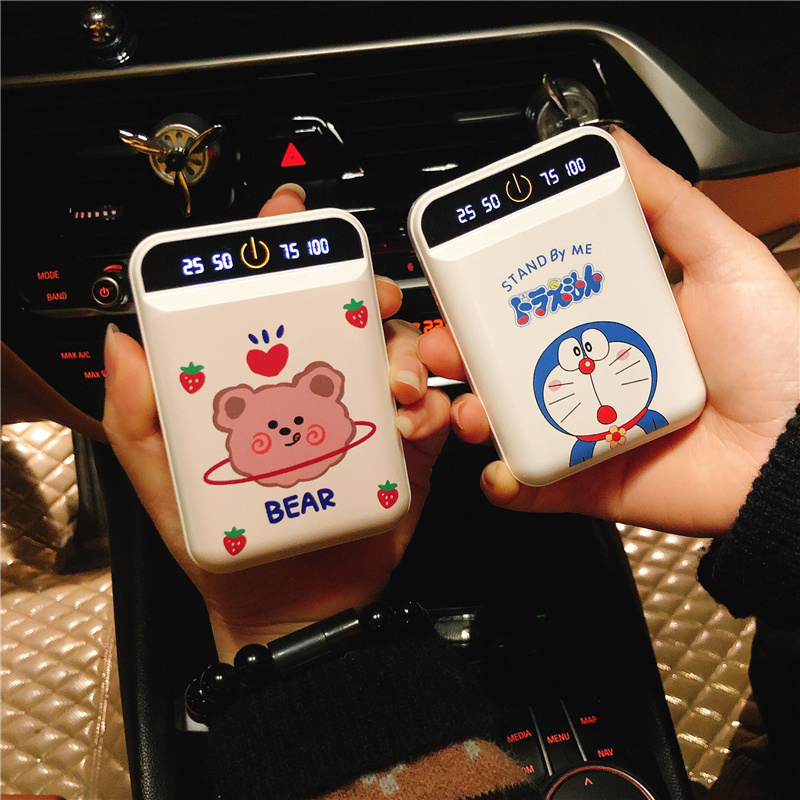 Ultra cute Large capacity 20000 mAh mobile filling cute cartoon creative personality small portable action power thin