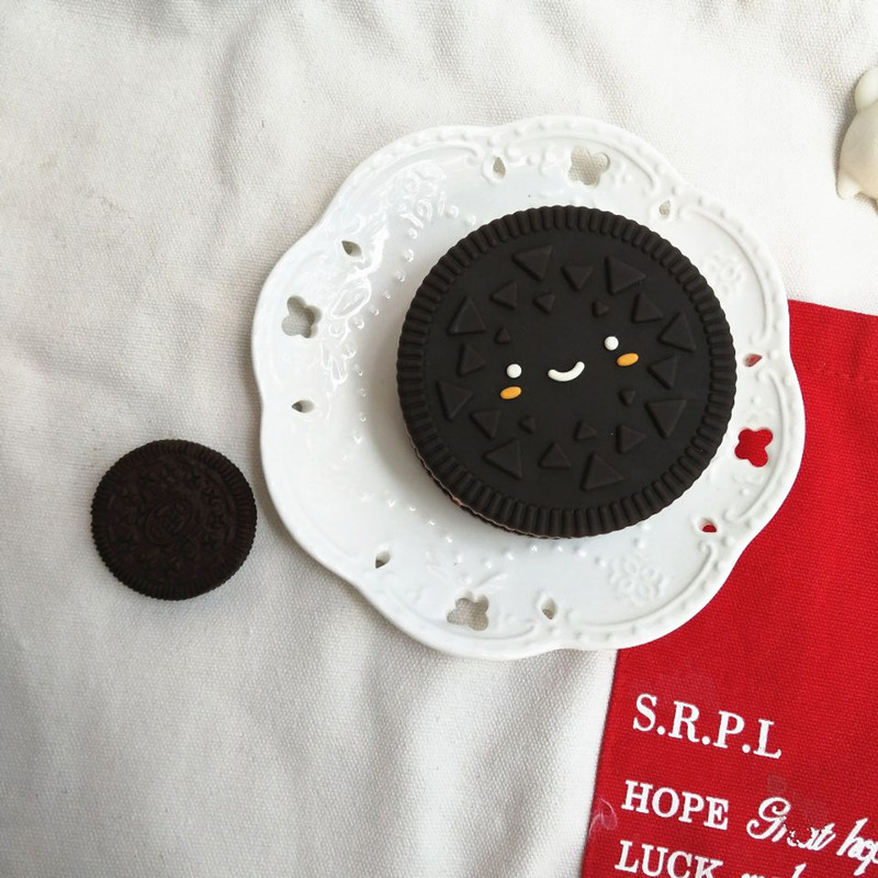 Cookie có thể Aiaoliao sáng tạo sô cô la bánh sandwich sạc kho báu Andrews của Apple điện thoại điện thoại di động miễn phí vận chuyển - Ngân hàng điện thoại di động sạc dự phòng mi