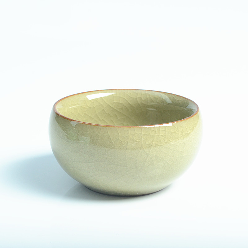 Longquan Celadon Kung Fu Teacup Chén gốm Cup Kung Fu Bộ tách trà đơn Cốc rượu thủy tinh 盏 bộ ấm trà đẹp giá rẻ