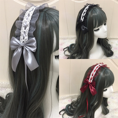 taobao agent Headband, silk headdress, Lolita style, handmade, for elementary school students