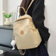 Niche backpack women's versatile commuter bag college student casual school bag high-end nylon cloth travel lightweight backpack