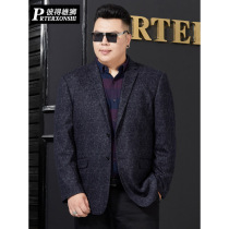 Large size suit men plus fat plus mens suit new casual fat guy fat fashion loose single west jacket tide