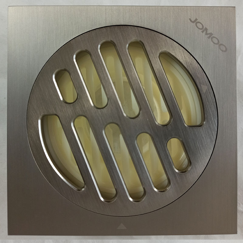 Jiumu all-copper square kitchen powder room balcony dry area insect-proof and odor-proof floor drain drainage fast 92172-1B 5B