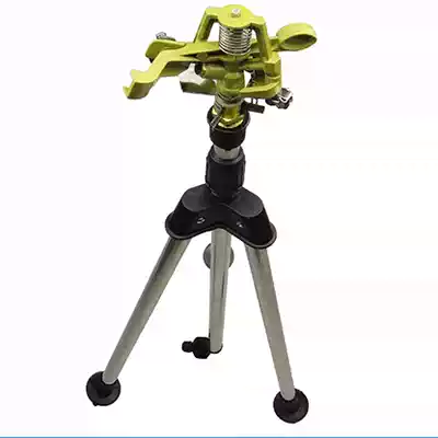 Alloy rocker nozzle Mobile tripod Lawn fruit tree spray humidification Garden sprinkler 360 degree automatic rotation