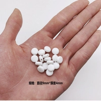 10 плоских белых