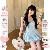 Летнее платье, мини-юбка, французский стиль