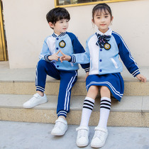 Kindergarten Garden Clothing Spring Autumn Suit New Children Pure Cotton Three Sets Class Clothes College Wind Fall Elementary School Uniforms