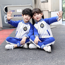 Primary school school uniform spring and autumn suit new baseball suit sports style childrens cotton class suit teacher kindergarten garden suit