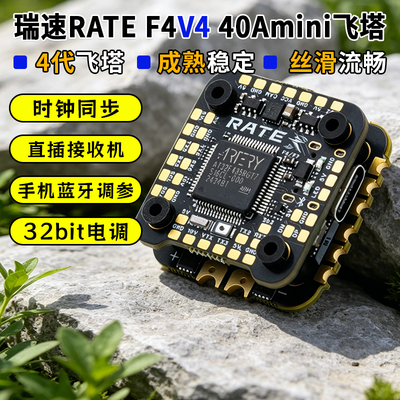 Ruisu RATE F4V4 40Amini летающая башня 3-6S летающая машина цветок летающие гонки FPV управление полетом 32-битный электронный контроллер скорости