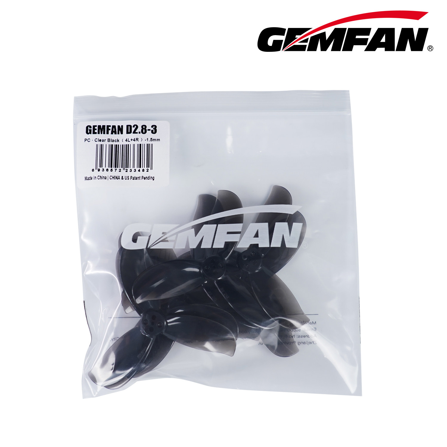 GEMFAN D-Serie Kanalpropeller D2/D2.2/D2.8 3-Blatt-Propeller 2-2.8 Zoll FPV-Drohne 4CW+4CCW – Detail 35