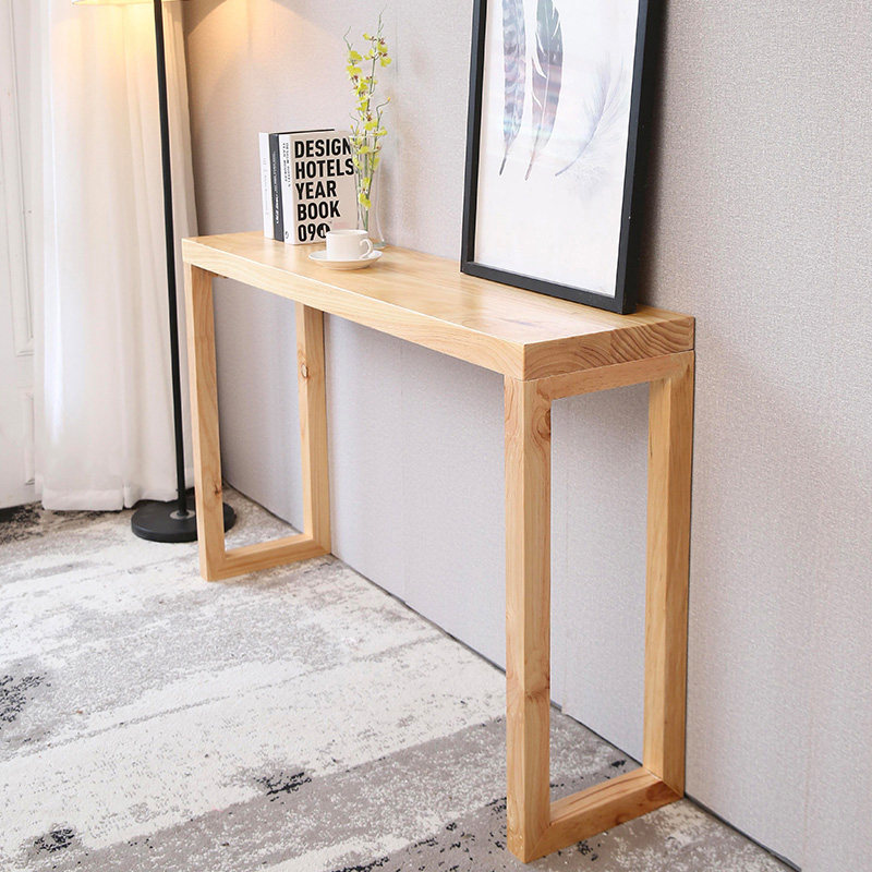 New Chinese solid wood Xuanguan Table bar case brief Zen Serie leaning against wall end Jingxuan Taizang case for table decoration Xuanguan cabinet