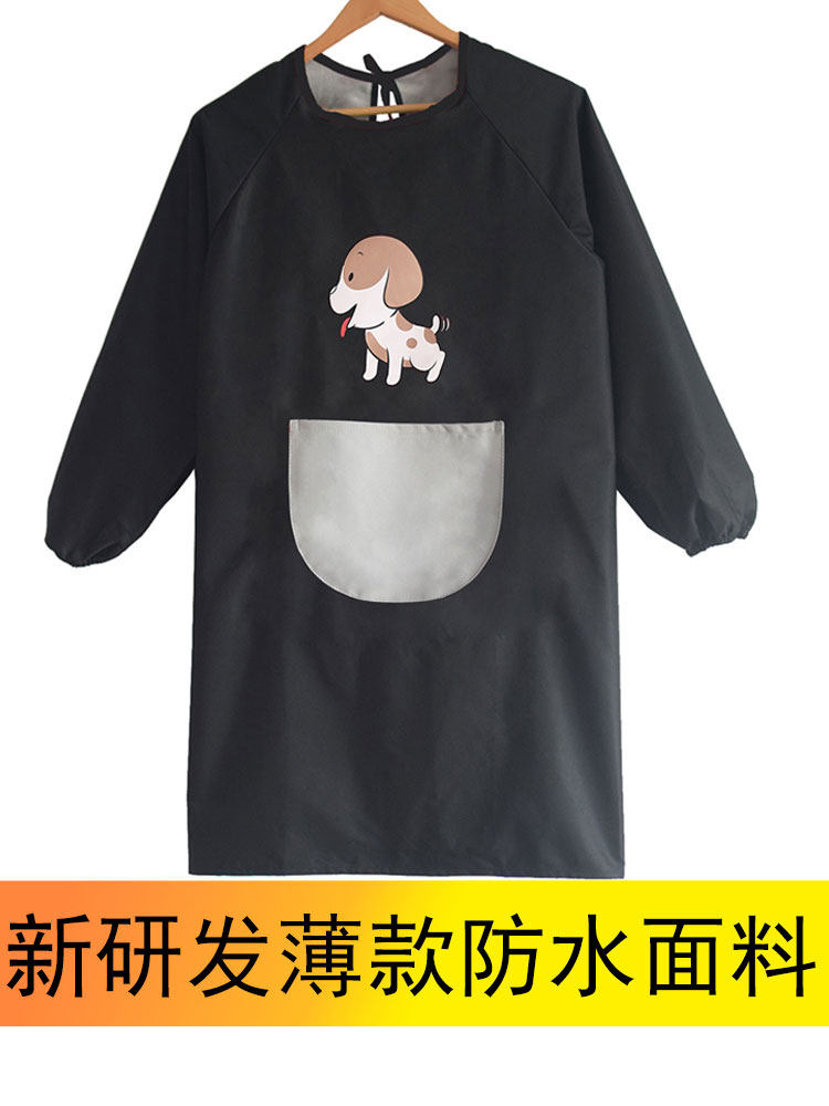 Summer Thin Apron, Waterproof and Oil-Proof Work Clothes for Men and Women, Breathable Smock, Fashionable Adult Kitchen Wear for Summer