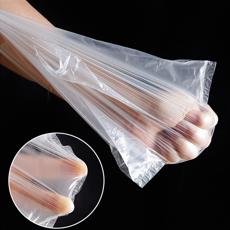 Smiley Face Plastic Bags for Food Packaging, Thickened Takeout Bags, Vest-Style Tote Bags, Convenient Bags, Transparent Fresh-Keeping Bags, Large