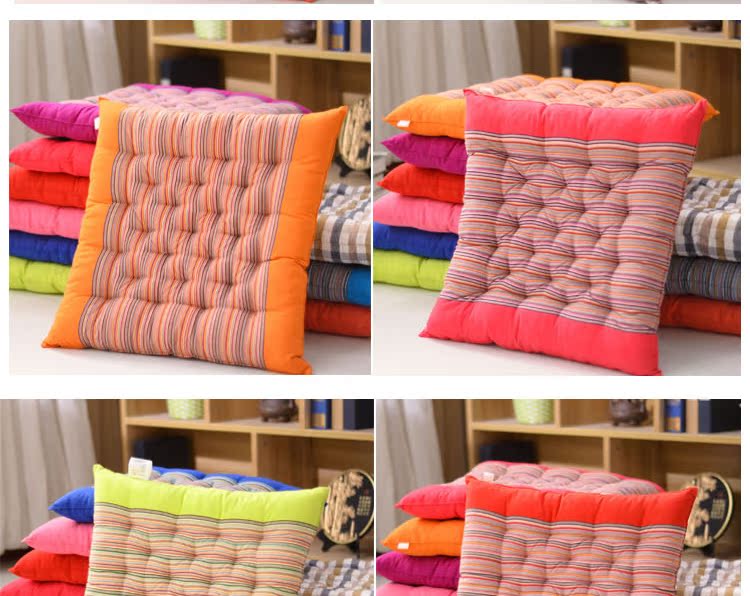 Làm bằng tay vải thô văn phòng đệm bàn ăn và ghế đệm học sinh đệm ghế sofa đệm tựa lưng đệm xe nhung mau dem ghe dep