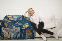 Movie American Harry Potter wizard cos Tapestry Decorative blanket Leisure blanket Magic Harry Potter