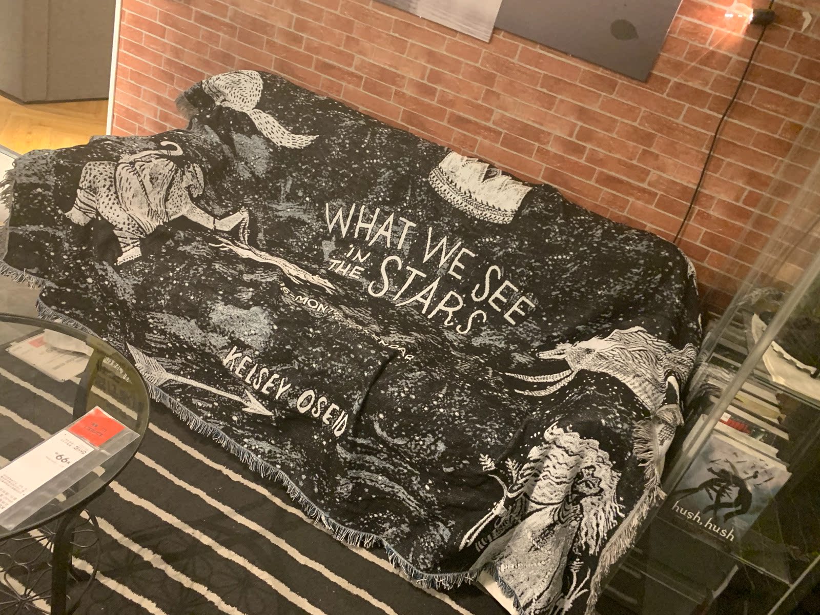 Nordic unconstrained style black gray universe starry sky astronomical science tapestry blanket blanket living room sofa blanket B&B