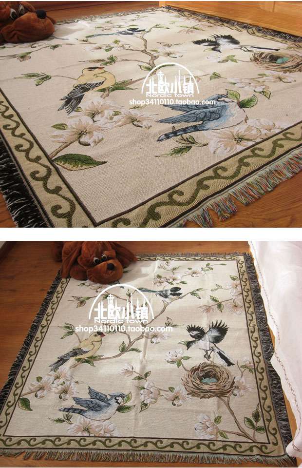 chăn khăn nước bông sofa đệm sofa Mỹ Bohemian khăn trải bàn tấm thảm xe chăn thú chăn mền - Ném / Chăn mền nhung dày