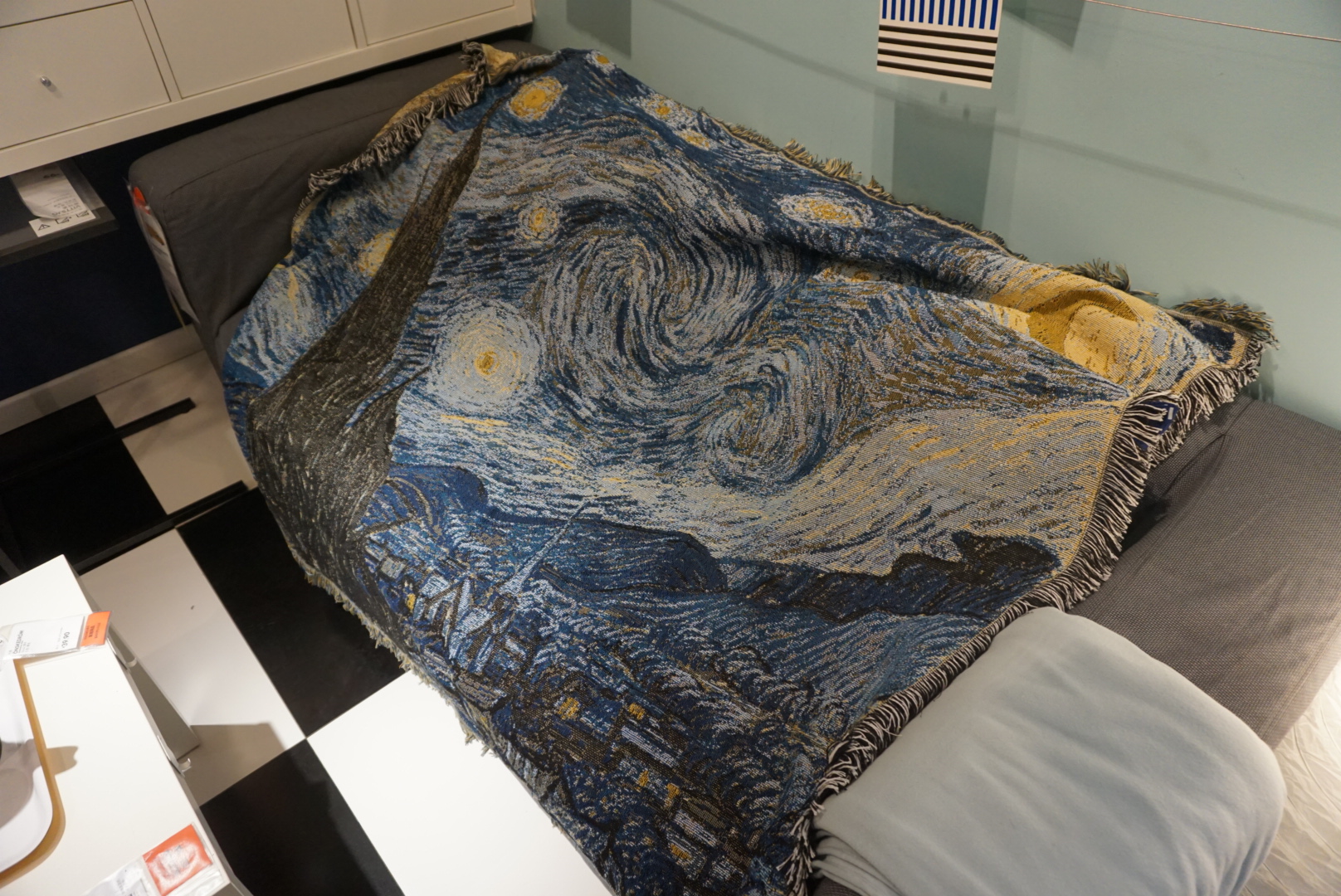 Van Gogh Ấn tượng Sao đêm Tranh sơn dầu Nghệ thuật Tóm tắt Trang chủ Tấm thảm Trang trí Chăn Sofa Chăn Chăn Chăn Giải trí Chăn thảm treo tường bản đồ 