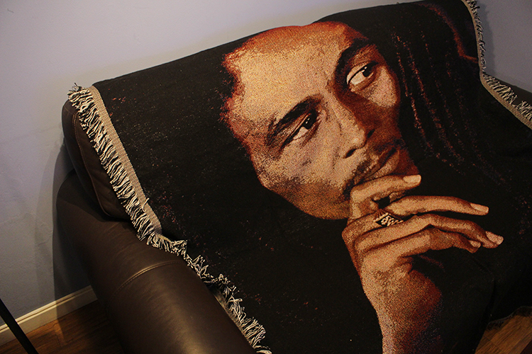 Bob Marley reggae ban nhạc rock tấm thảm trang trí chăn giải trí chăn thanh bar punk punk kim loại nặng nặng - Tapestry thảm trang trí