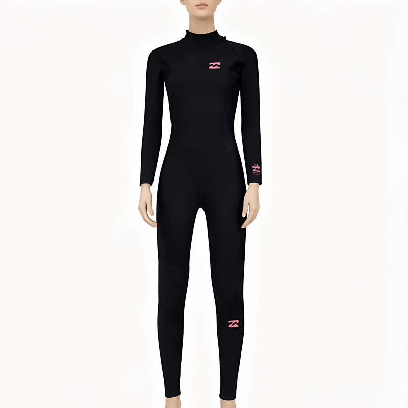 Billabong Brand Women's 4/3mm Long-Sleeve and Long-Pants Wetsuit for Diving and Surfing, Size Runs Small