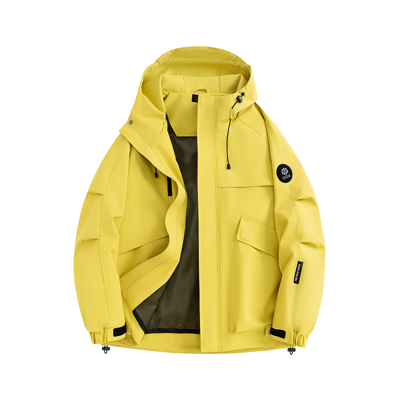Casual Trendy Outdoor Warm Windproof and Rainproof Unisex Couple's Style Cargo Jacket
