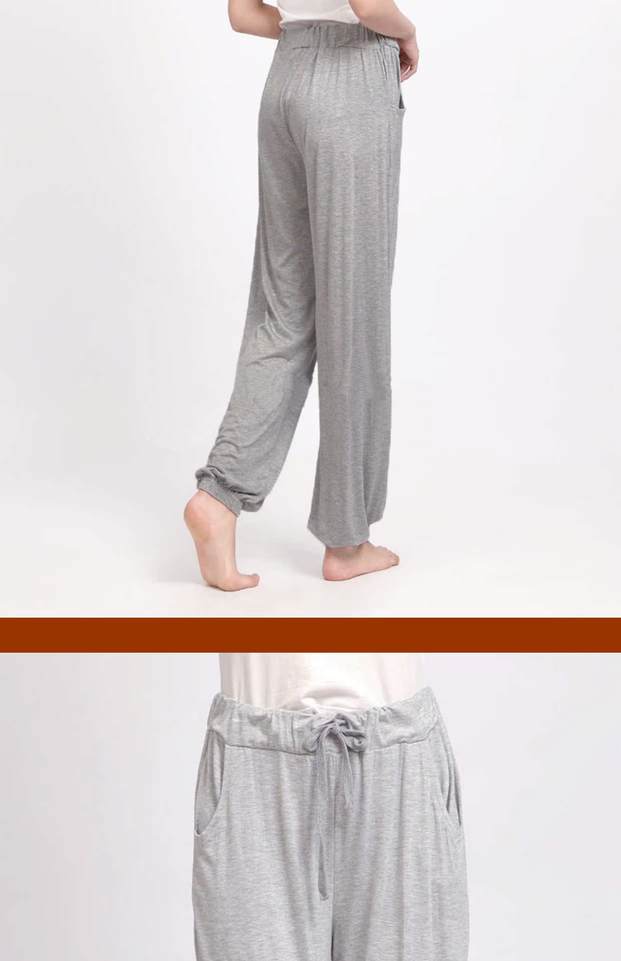 Xiajia chất béo cực lớn chất béo MM200 kg 300 modal cotton nam và nữ quần yoga quần ngủ bình thường quần nhà đồ lót nam