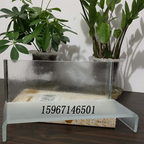 Factory direct U-shaped transparent frosted tempered glass