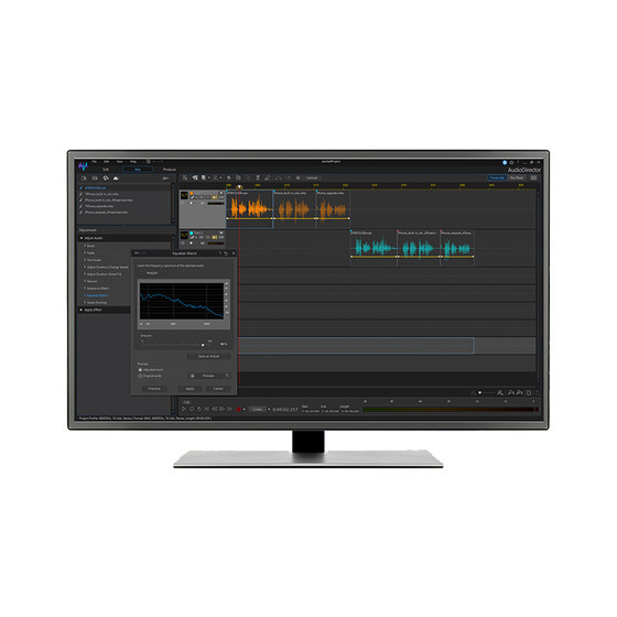 The audio director's professional recording editing and processing software can modify the sound of recorded songs, reduce noise, and mix them together to synthesize AU sound effects.